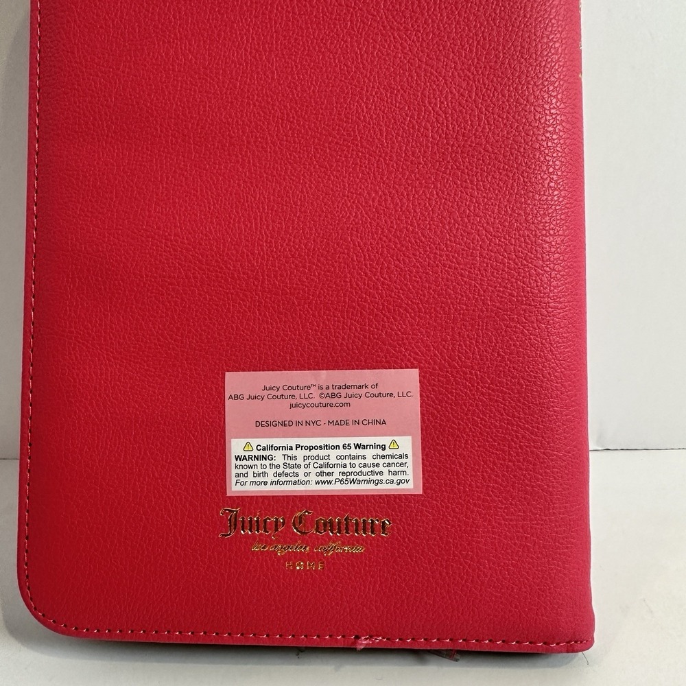 Juicy Couture 2026-2027 Zip Planner Journal Pink Heart Pen 18 Month New - Picture 8 of 12